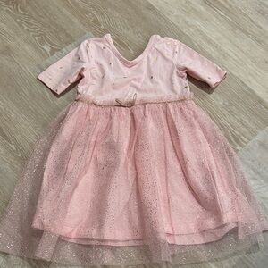 Hanna Andersson Pink and Gold Kids Dress